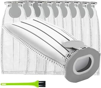 Pack of 10,Vacuum Cleaner Bags,Compatible for Vorwerk Kobold, VK7 FP7, Filter Bags,Compatible for Kobold,VK7 Cordless Vacuum Cleaner
