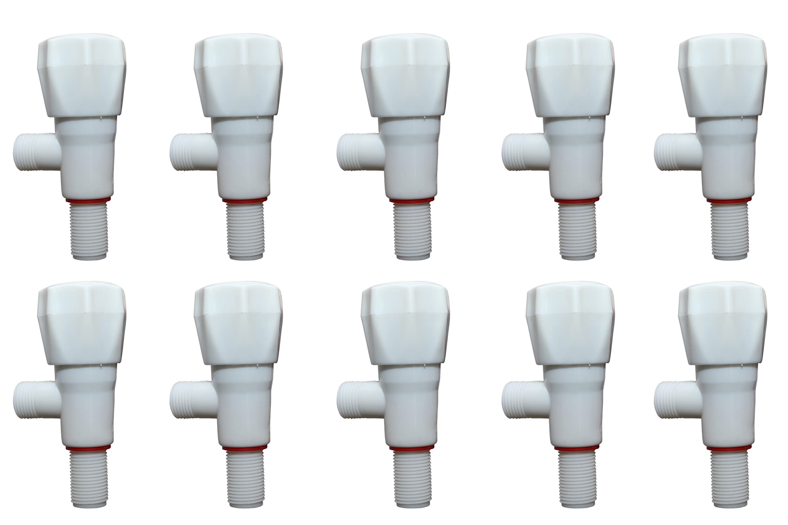 GANESH PVC Plastic Angle Cock/ Valve for ,Bathroom, Wash Basins Angle Valve- (Size-1/2", 15 mm)(Color-White) Pack of 10 (B0BB7TCTBZ) Amazon Price History, Amazon Price Tracker