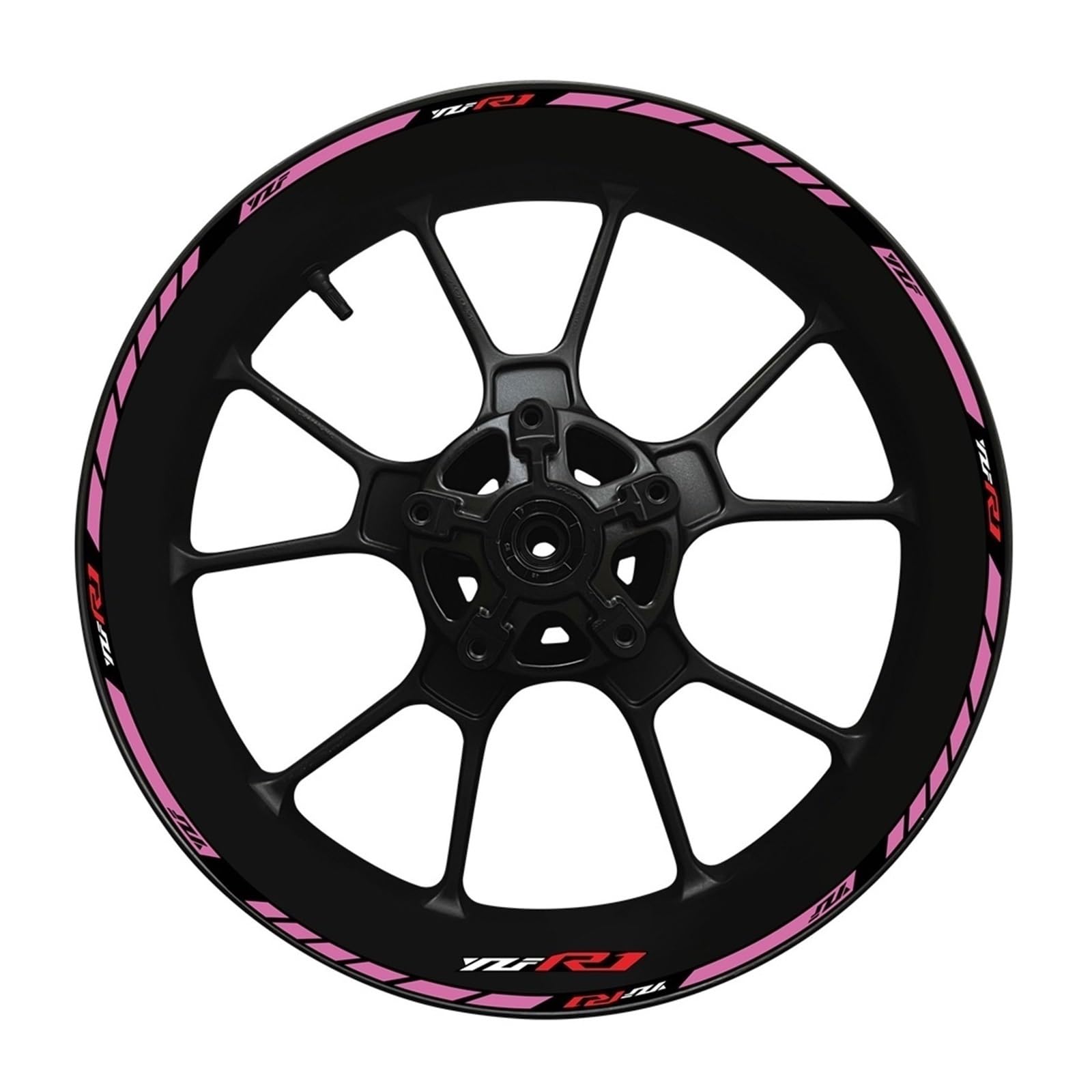 Motorcycle Thickened Edge Outer Ring Reflective Sticker Stripe Wheel Decals for Yamaha YZF R1 Wheel Rim Sticker