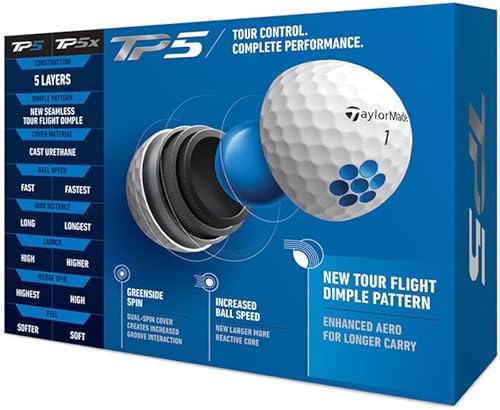 Miniatura 3 de Pelotas de golf TaylorMade TP5 2021