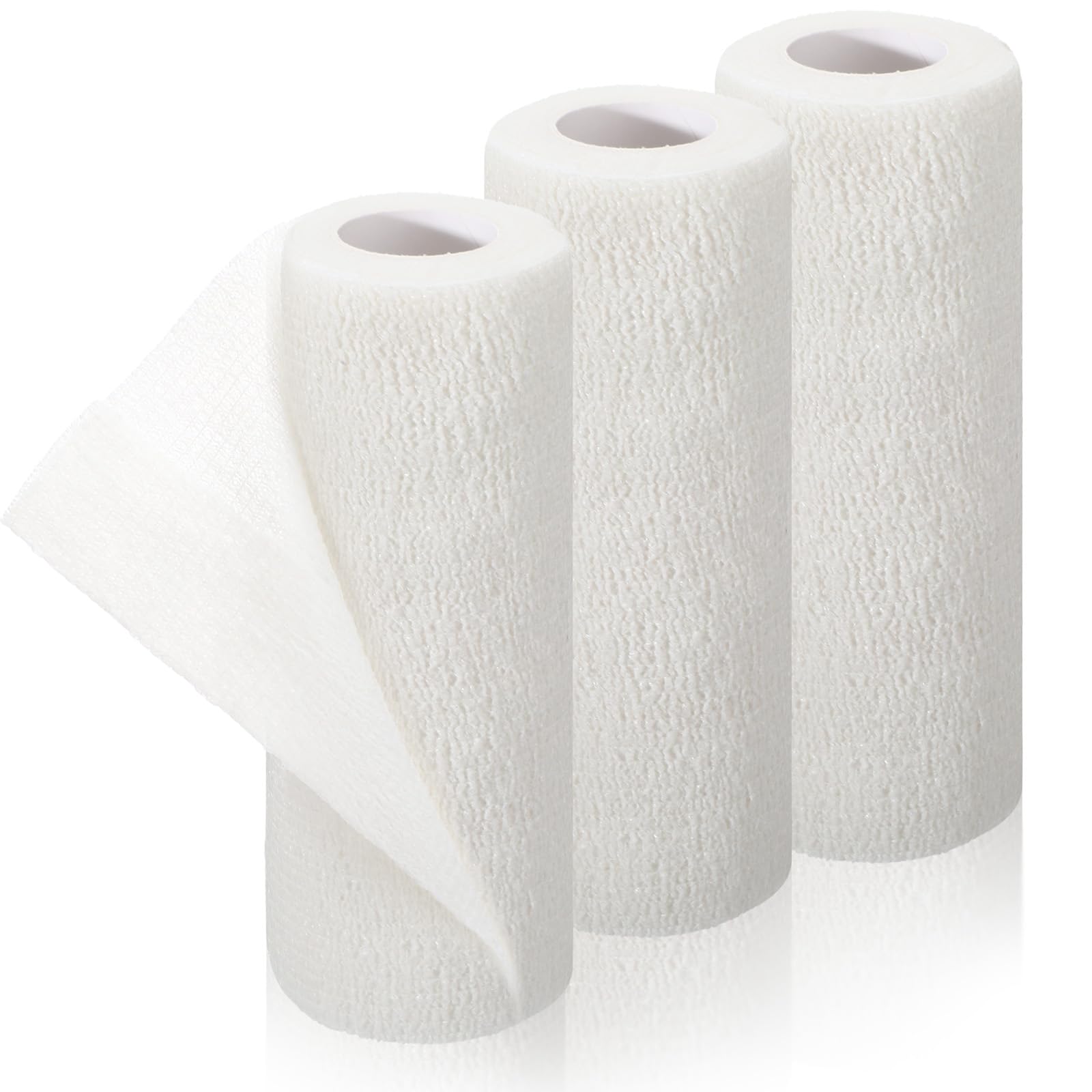 Nuanchu Elastic Bandages - 3 Rolls, Black -7 Nuanchu Elastic Bandages - 3 Rolls, Black -7