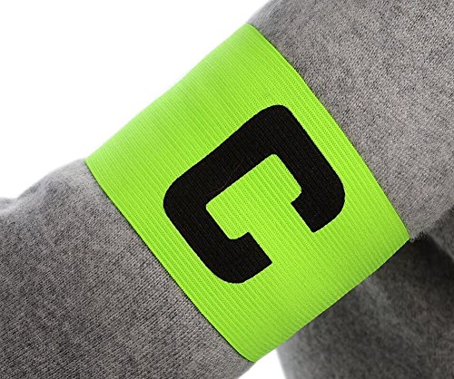 Zaptex Football Soccer Elastic Captain Armband Basketball Adjustable Player Bands (D) #TOP2
