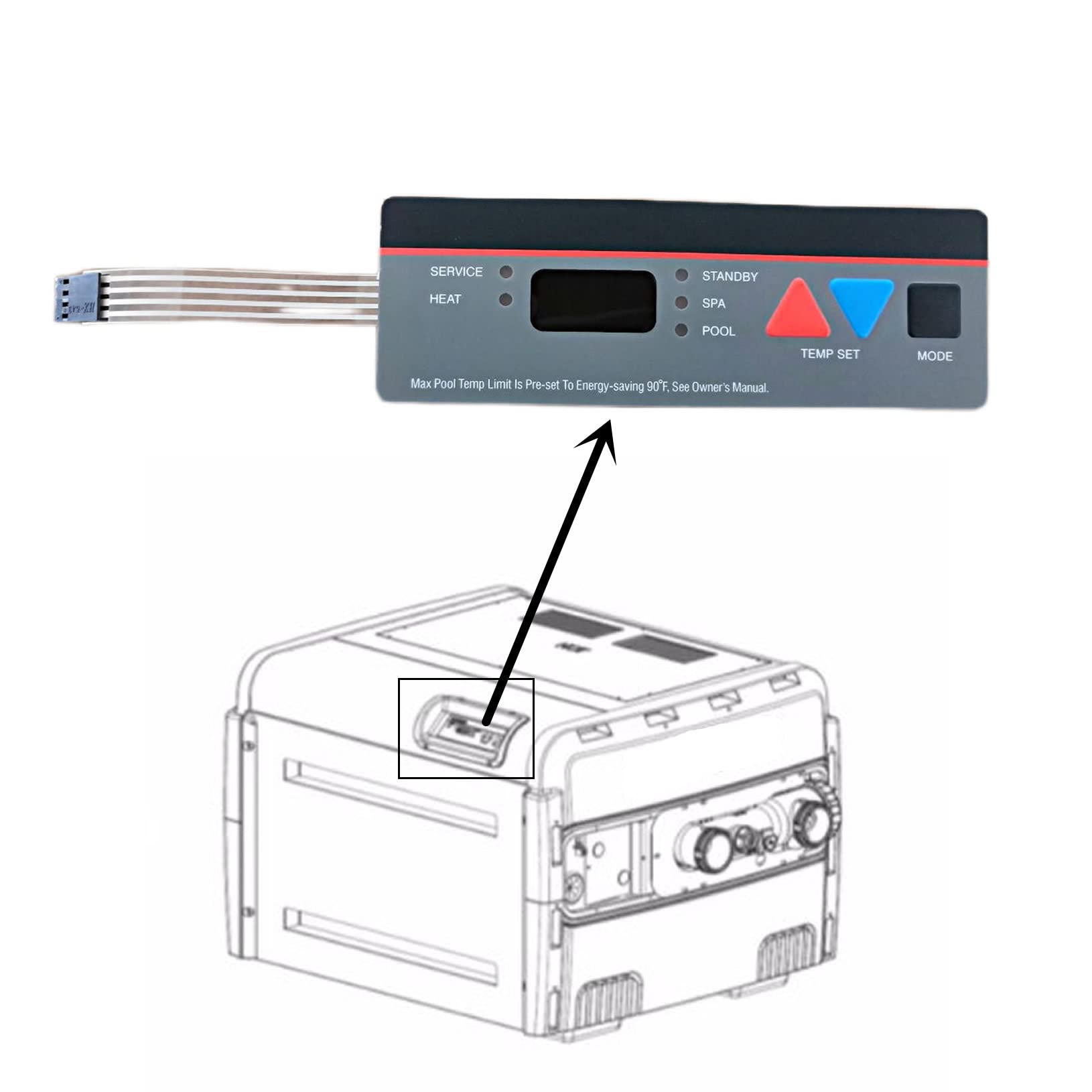 Snapklik.com : UcarSoon FDXLBKP1930 Keypad Kit Replacement For H-Series ...