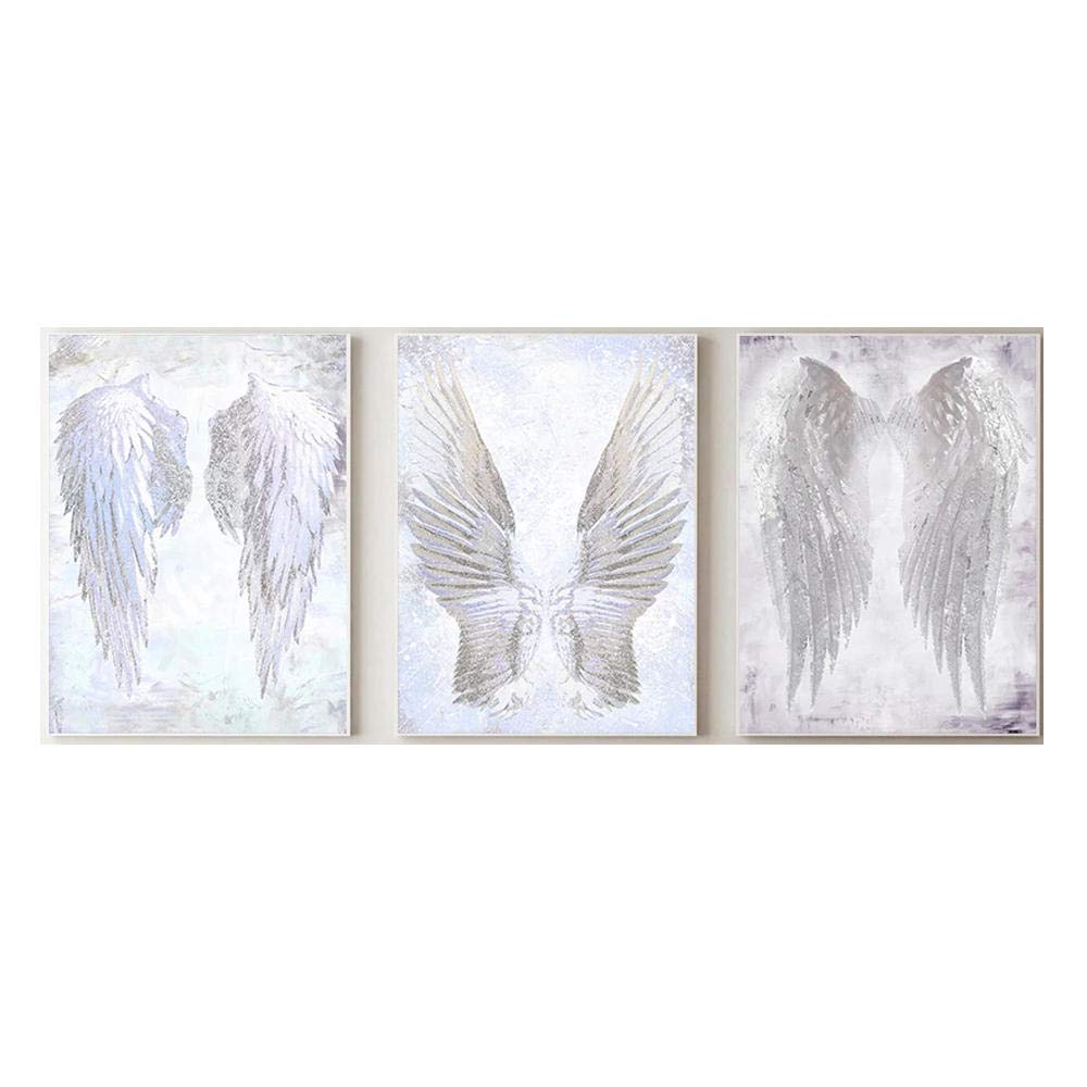 Amazon.co.jp: 絵白 天使 翼 羽 ポスター プリント モダン 白 天使 翼