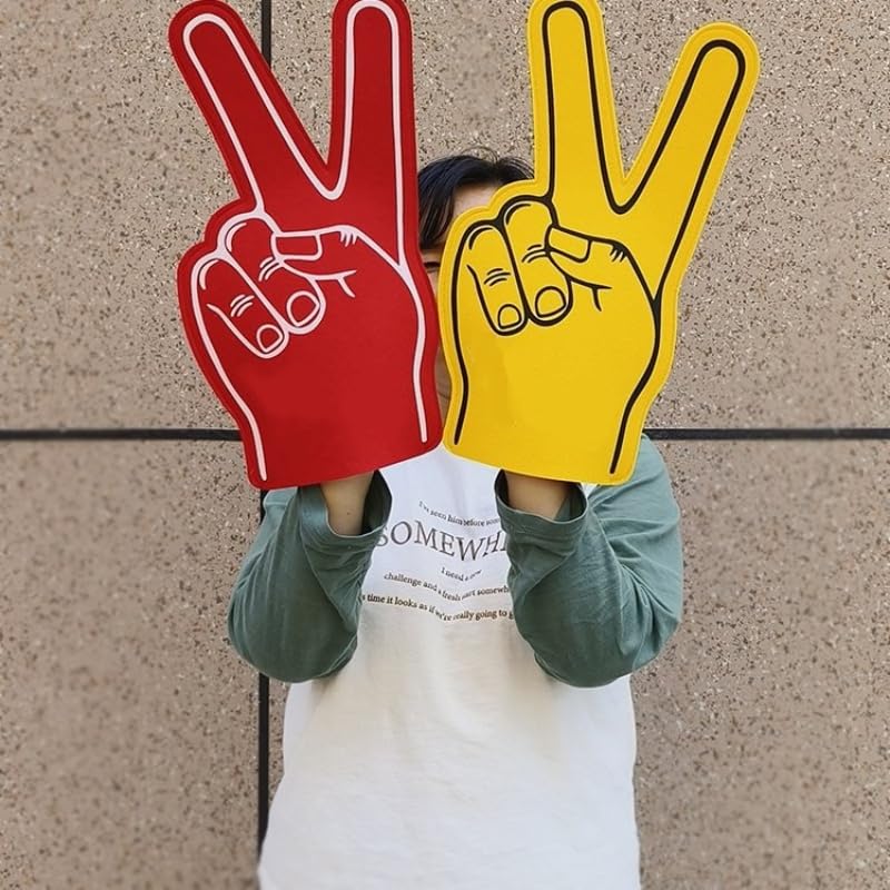 1PC 18 - Inch Giant Foam Hand for High Fives, Cheerleading, and Sports Events - Great for Celebrations and Team Spirit2