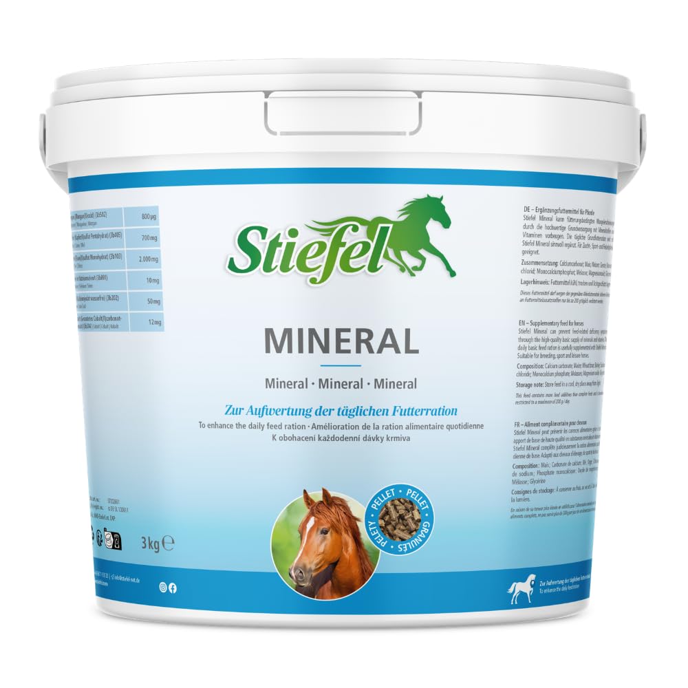 Stiefel Mineralfutter für Pferde – hochwertige Mineralstoffe und Vitamine (3 kg)