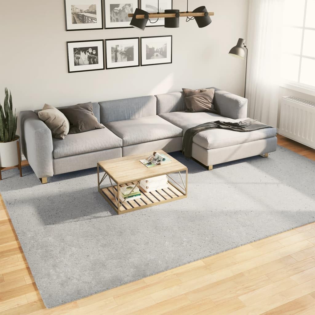 Tapis HUARTE lavable fini les taches tenaces tapis gris 240x340