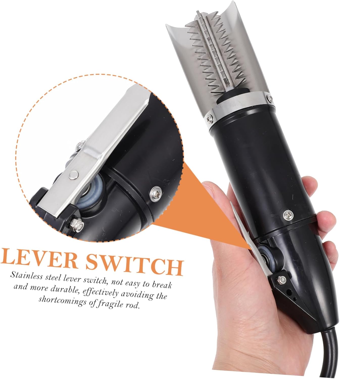 1set Electric Scale Scraper Remover for Freshwater Fish Fast Safe Electric Scraping Tool for Home Commercial Use Easy to Clean and Maintain