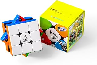 Swift 3x3 Super Maglev Speed Cube Matte 55mm GES | Flagship 55mm maglev speed cube in matte finish. Light 71g fidget puzzle with toolless 8-gear GES.