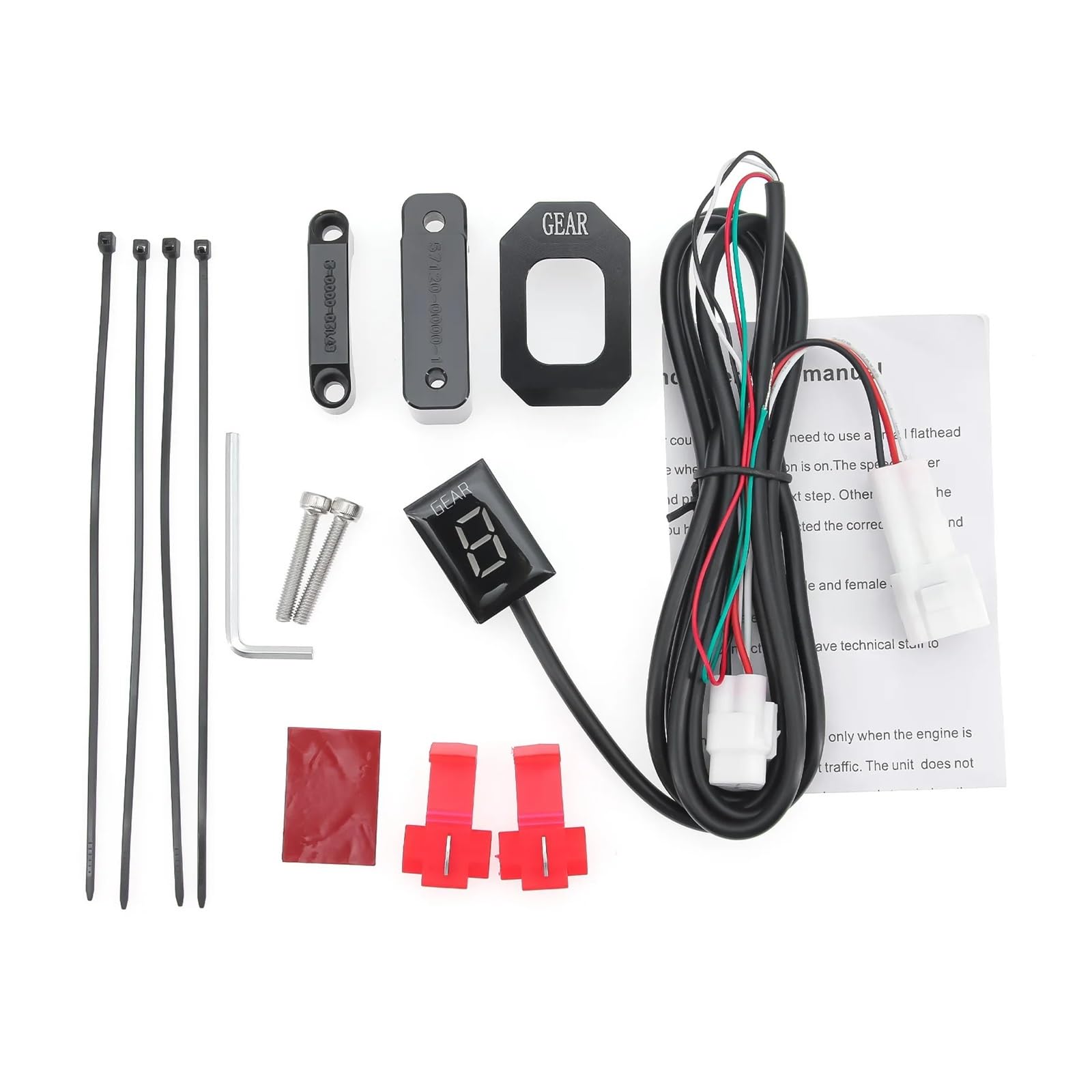 Velocità Indicatore Indicatore Di Marcia Del Motociclo Per YZF-R6 R1 TDM900 XJ6 FZ6 Per Fazer FZS1000 Display Della Ecu Montaggio Diretto A 6 Livelli