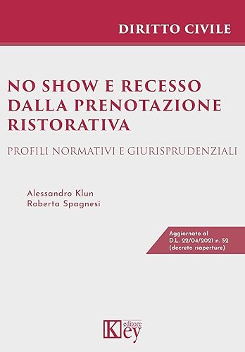 No show e recesso dalla prenotazione ristorativa. Profili normativi e giurisprudenziali