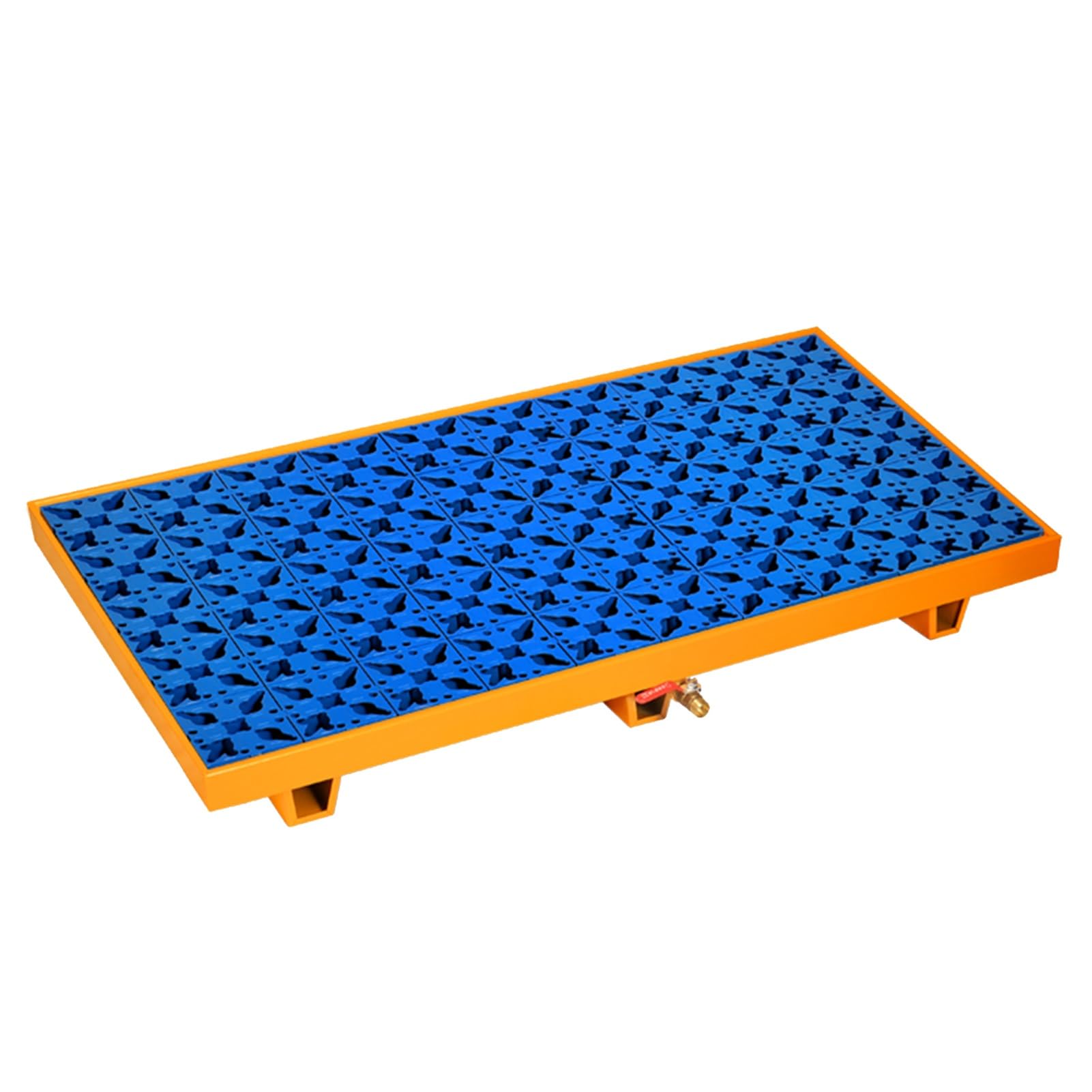 Genérico Plataforma Modular antiderrames con Salida de Drenaje: Plataforma antiderrames a Prueba de Fugas para almacenes industriales, garajes, cubetas de Pintura apilables y bandejas para bidones de