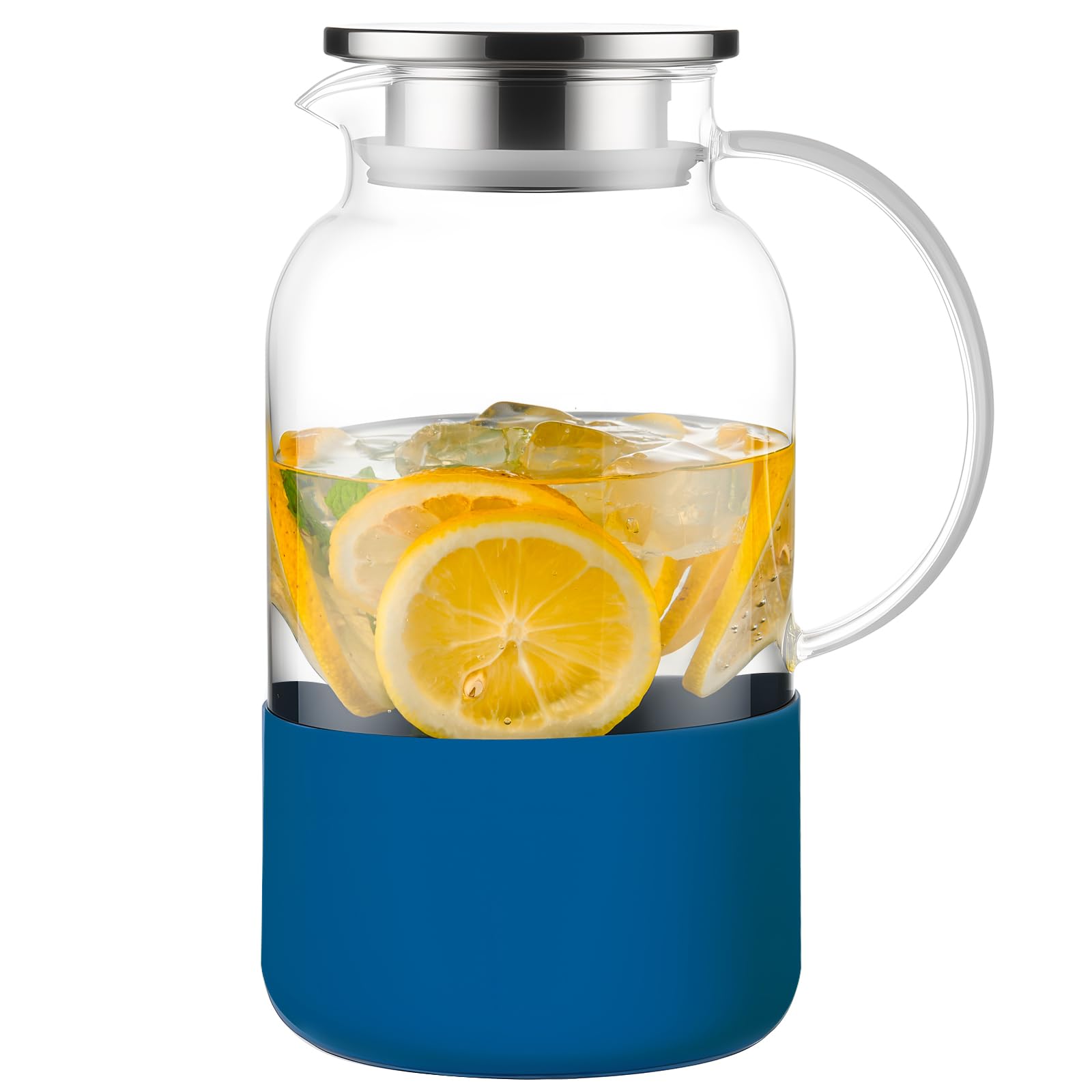 Amazon.com: PARACITY Water Pitcher with Silicone Base 61oz/ 1.8L