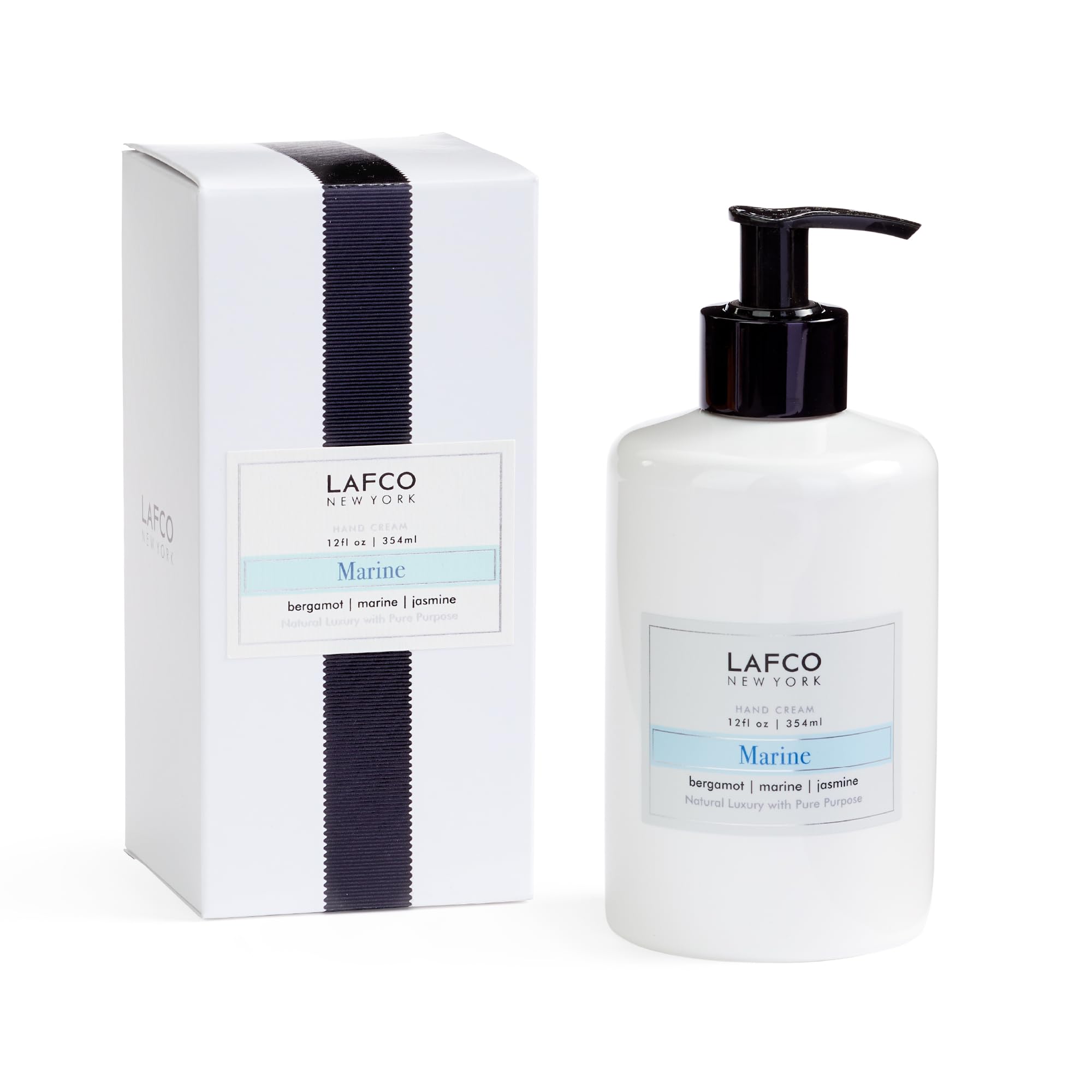 LAFCO NEW YORK Hand Cream, Marine - 12 oz - Restores & Repairs Skin - All Skin Types - Hypoallergenic, Synthetic Free & Cruelty Free - Made in Italy