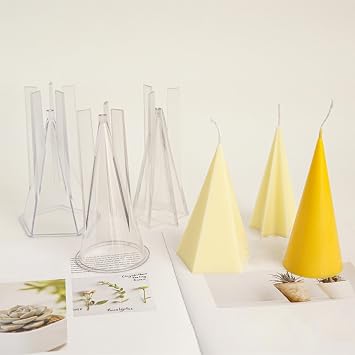 PIXZCSA Candle Molds Cone Candle Mold Resin Beautiful Decorative Items with Ease But Also Add to Joy. Wide APPLICATIONPractical Function and Beautification Function Can Not Only