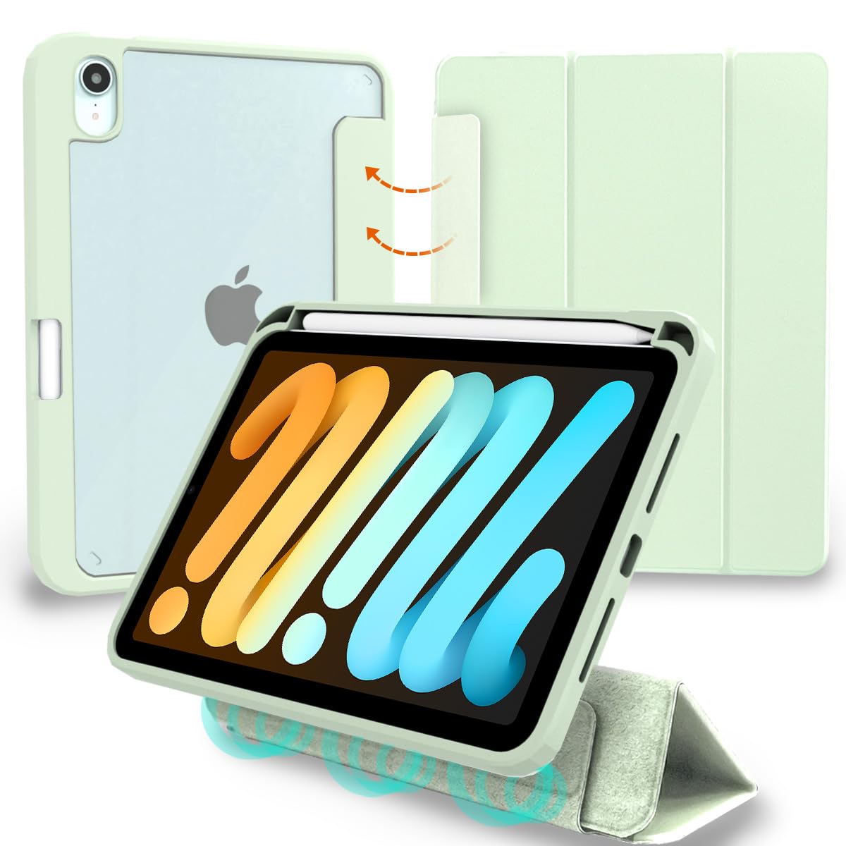 Amazon.co.jp: MS factory iPad mini 7 6 用 ケース mini7 (A17 Pro