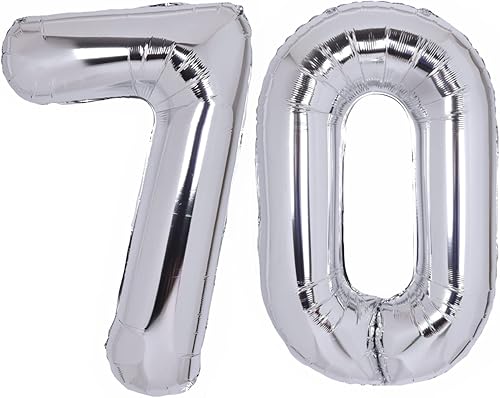 Miniatura 7 de Globos plateados de 40 pulgadas con el número 16, gigantes, grandes, de Mylar con el número 16, globos plateados de aluminio de Mylar para fiesta de
