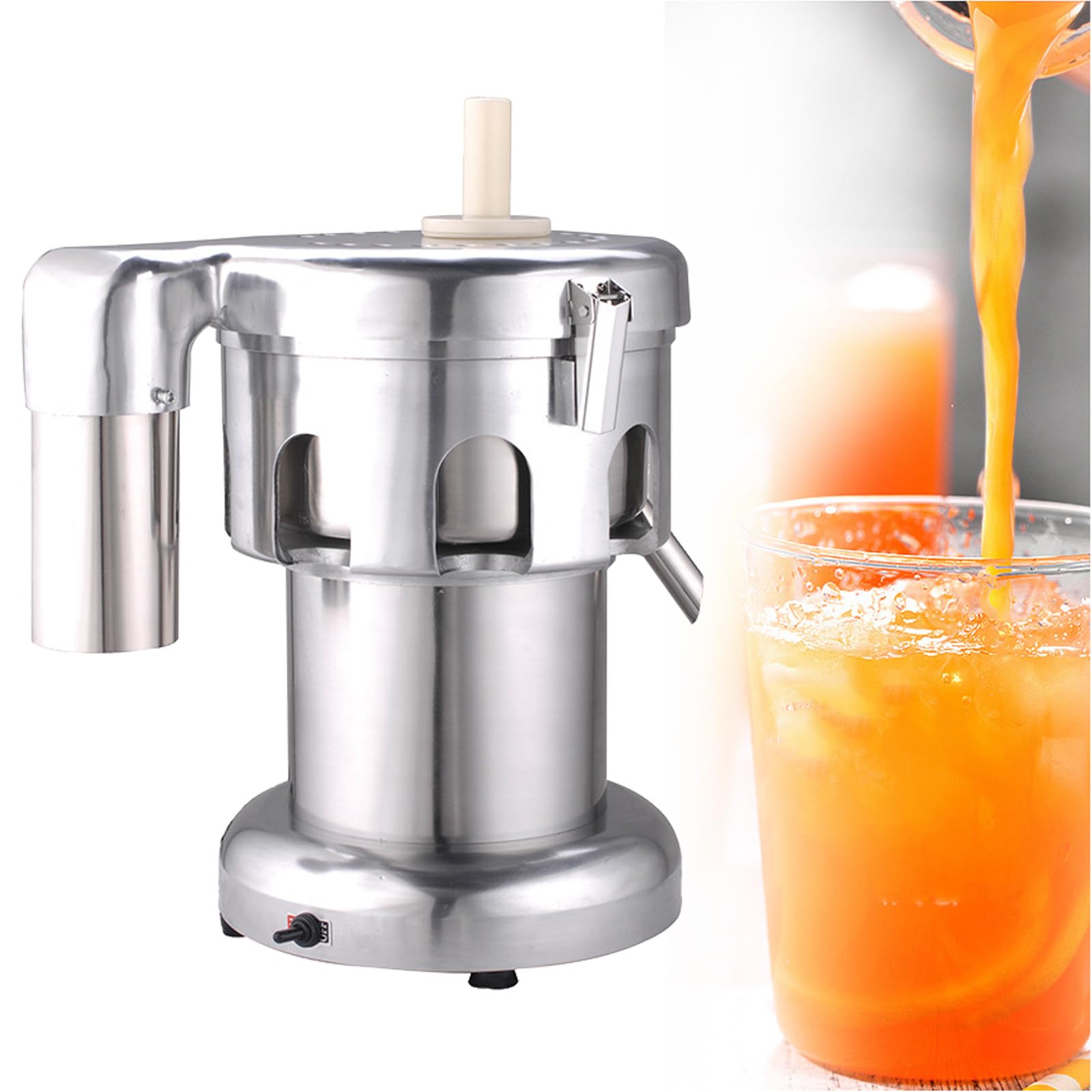 Commercial juicer 350w electric fruit juice machine fruit and vegetable juicer stainless steel 80-100 kg h multipurpose press