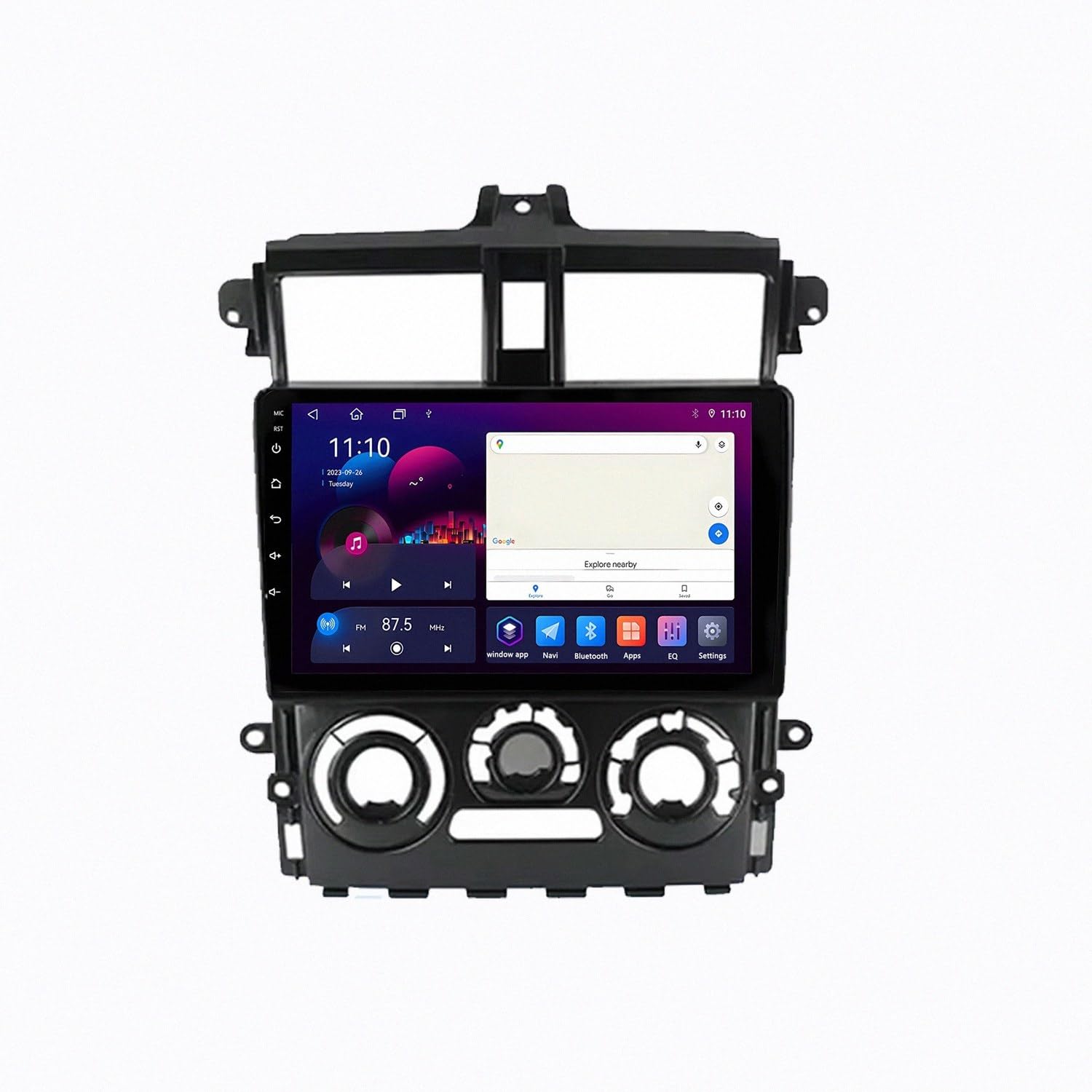 Radio 2 DIN para Mitsubishi Colt Plus 2007-2012 con Carplay y Android Auto 32GB 8