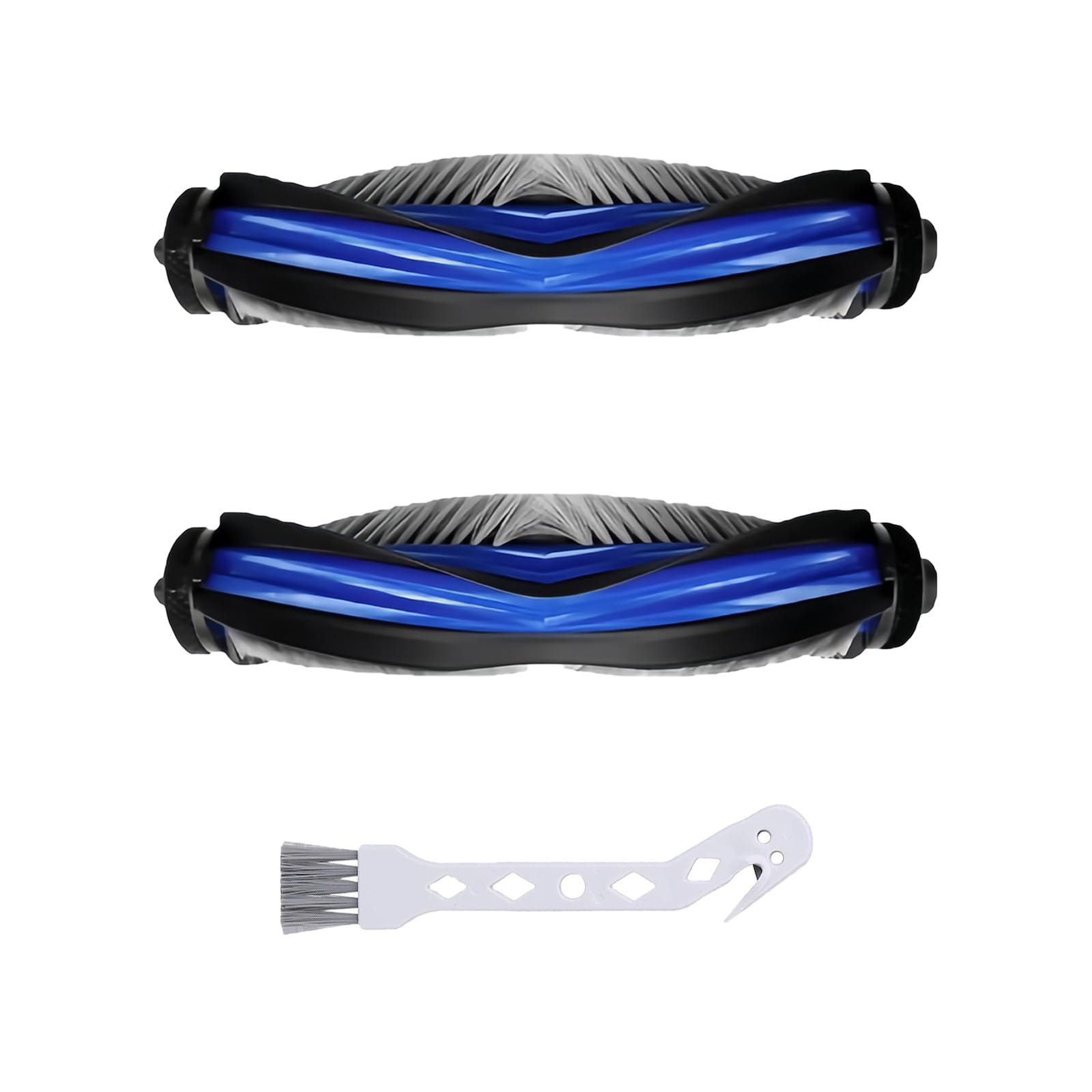 Homruich Pack of 2 Vacuum Cleaner Accessories, Main Brush for Ecovacs Deebot X9 Pro Omni Roller Brushes, for Ecovacs Deebot X11 Omni Cyclone Robot Vacuum Cleaner Replacement Par