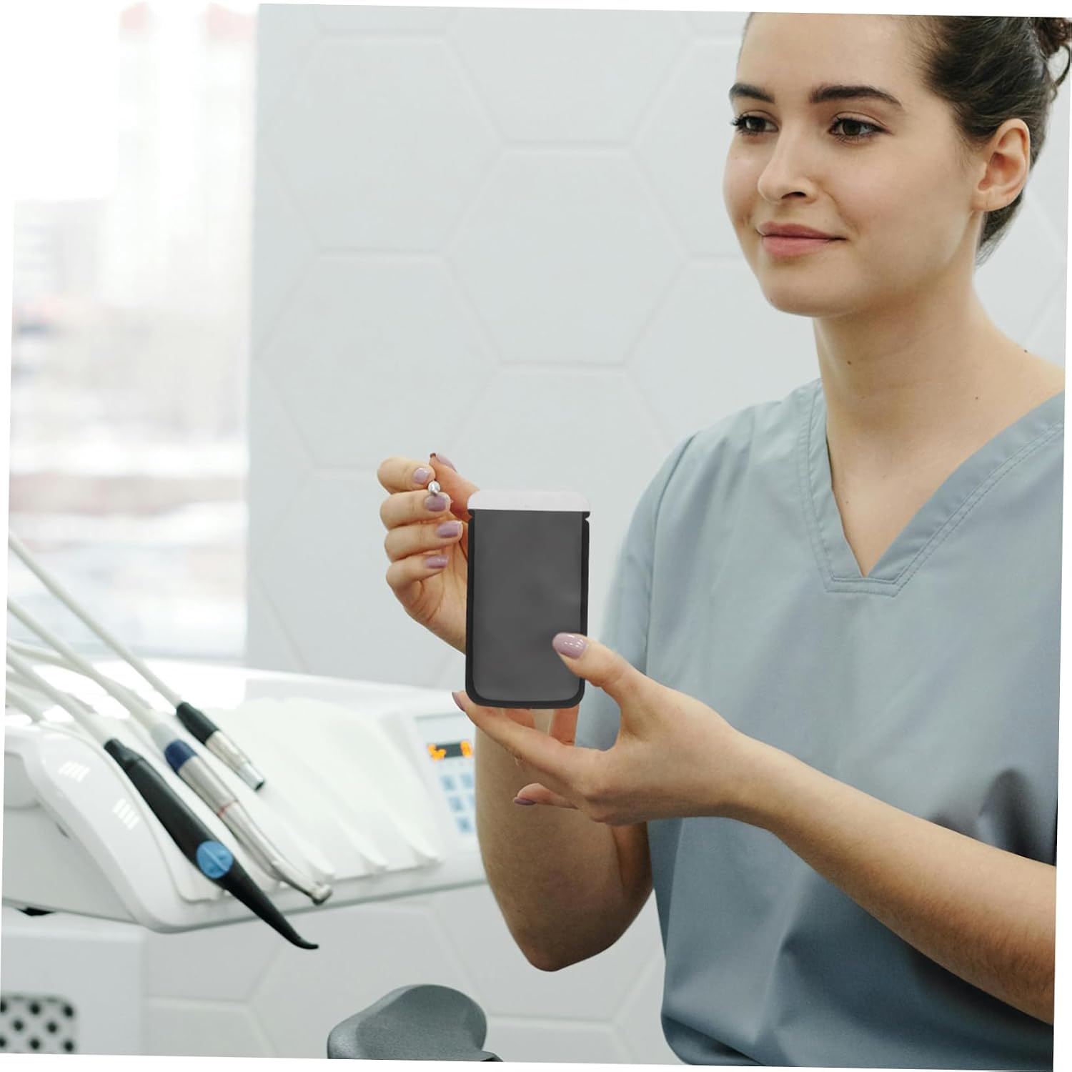 SOLUSTRE 100pcs IP Plate Covers for Imaging Teeth Bibs for Clinics and Beauty Salons Mix Each