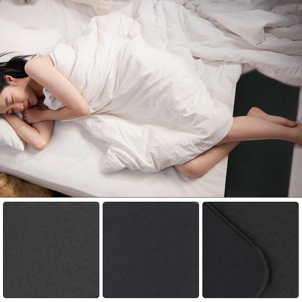 Tapis de mise à la terre, 30 x 100 cm, tapis de sol avec cordon britannique, tapis de sol pour améliorer le sommeil, tapis de sol universel, réduire l'anxiété et l'inflammation