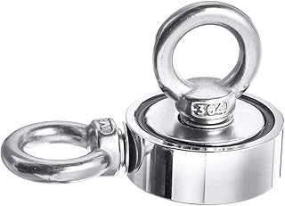 80KG Dual Side Neodymium Recovery Magnet Fishing Magnet Detecting Lifting Salvage Tool