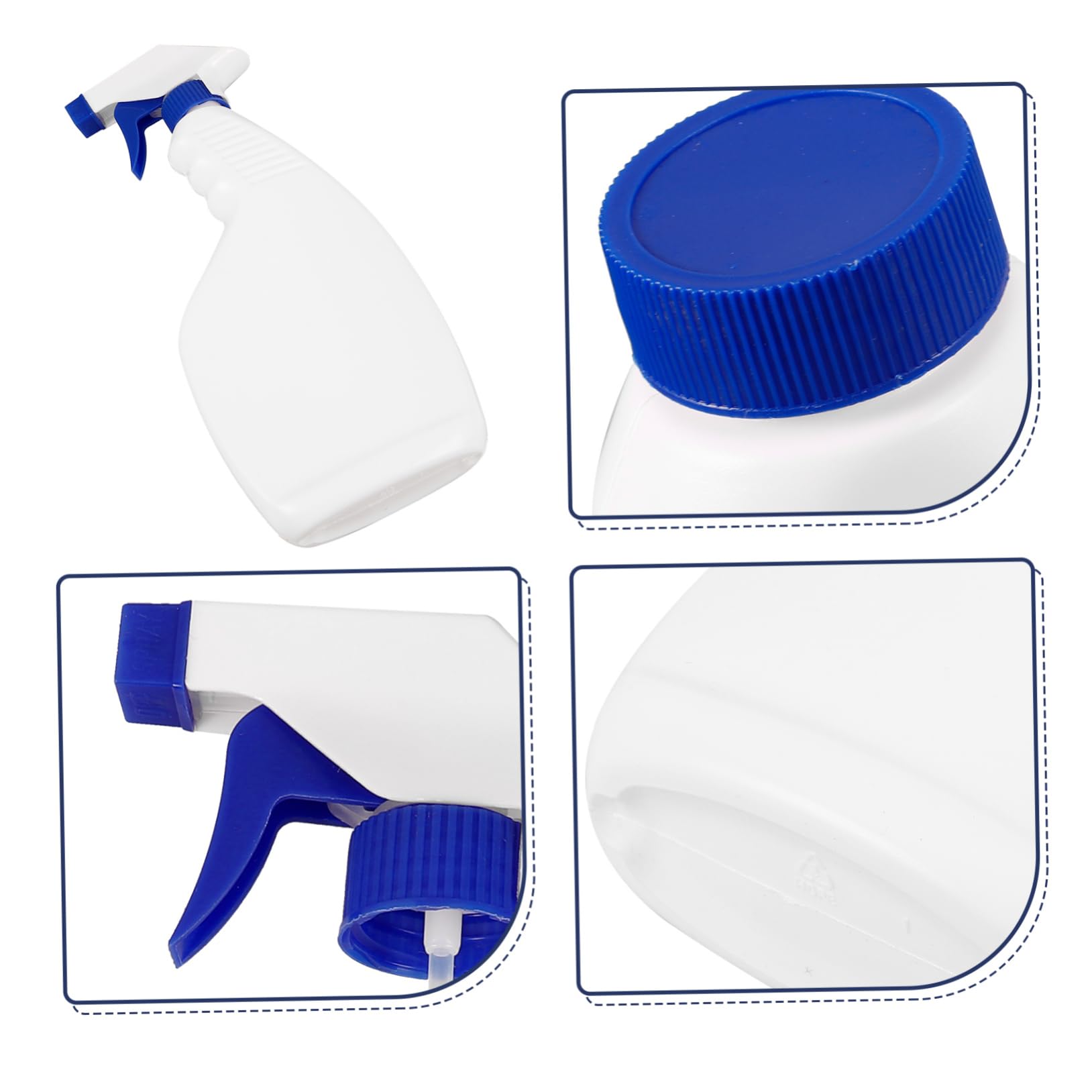 iplusmile 16piezas Botellas De Spray Plástico De Pulverizador Portátil Para Agua y Cabello Para Peluquerías y Jardinería