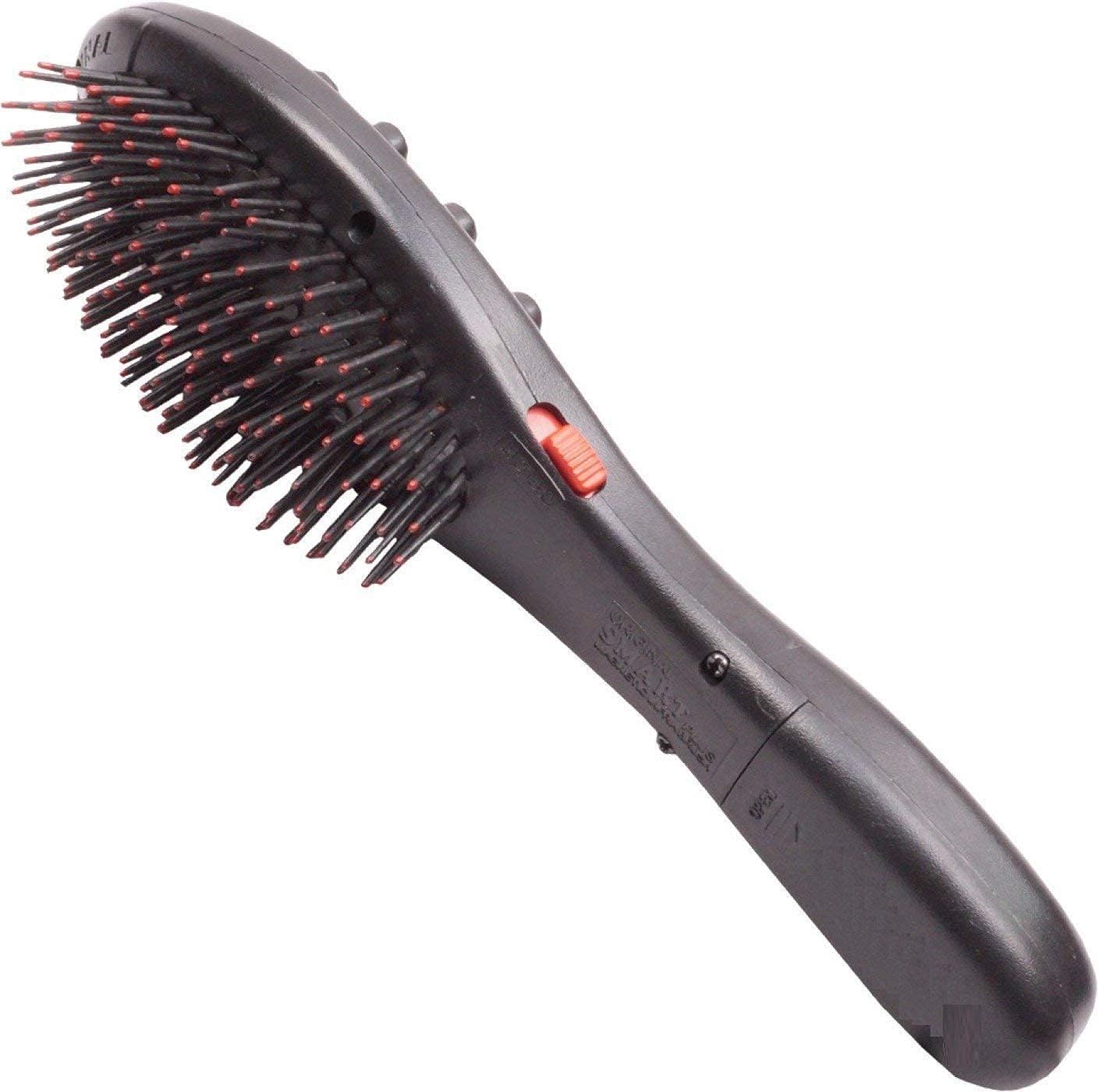 SHOPOLIFE Vibration Massager for Pain Relief || Head Hair Massage Comb || Improve Blood Circulation (Black Colour - 1 Pc)-image-30