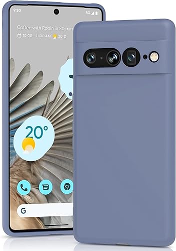 YATWIN Funda de silicona para Google Pixel 7 Pro 5G, suave al tacto, a prueba de golpes, a prueba de polvo, antideslizante, funda de teléfono de