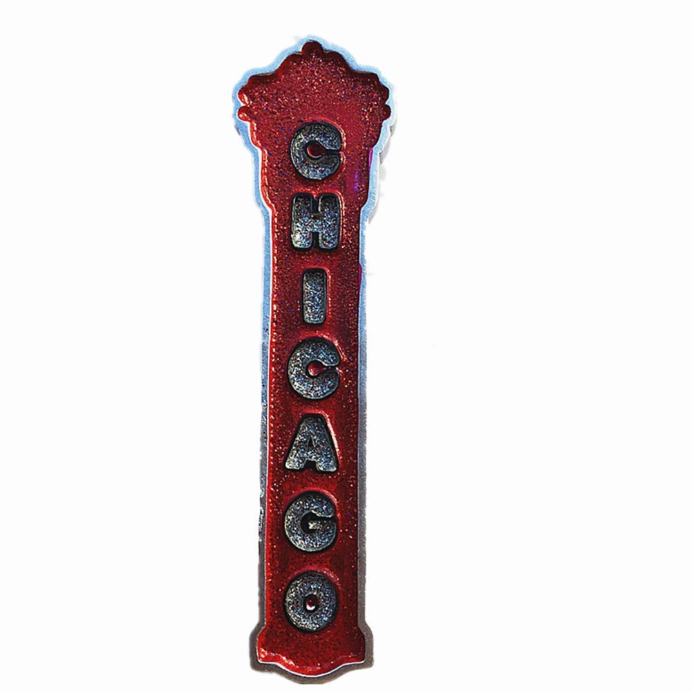 Muyu Magnet Chicago Usa 3D Fridge Magnet Travel Souvenir Gift Home & Kitchen Decoration Magnetic Sticker Chicago America Refrigerator Magnet Collection