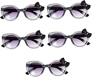 5 Pares De Arco De Tinta Infantil Saia Poodle Óculos De Sol Para Óculos De Sol A Granel Óculos De Sol A Granel Presentes Da Moda Óculos Esportivos Óculos De Sol Desenhos