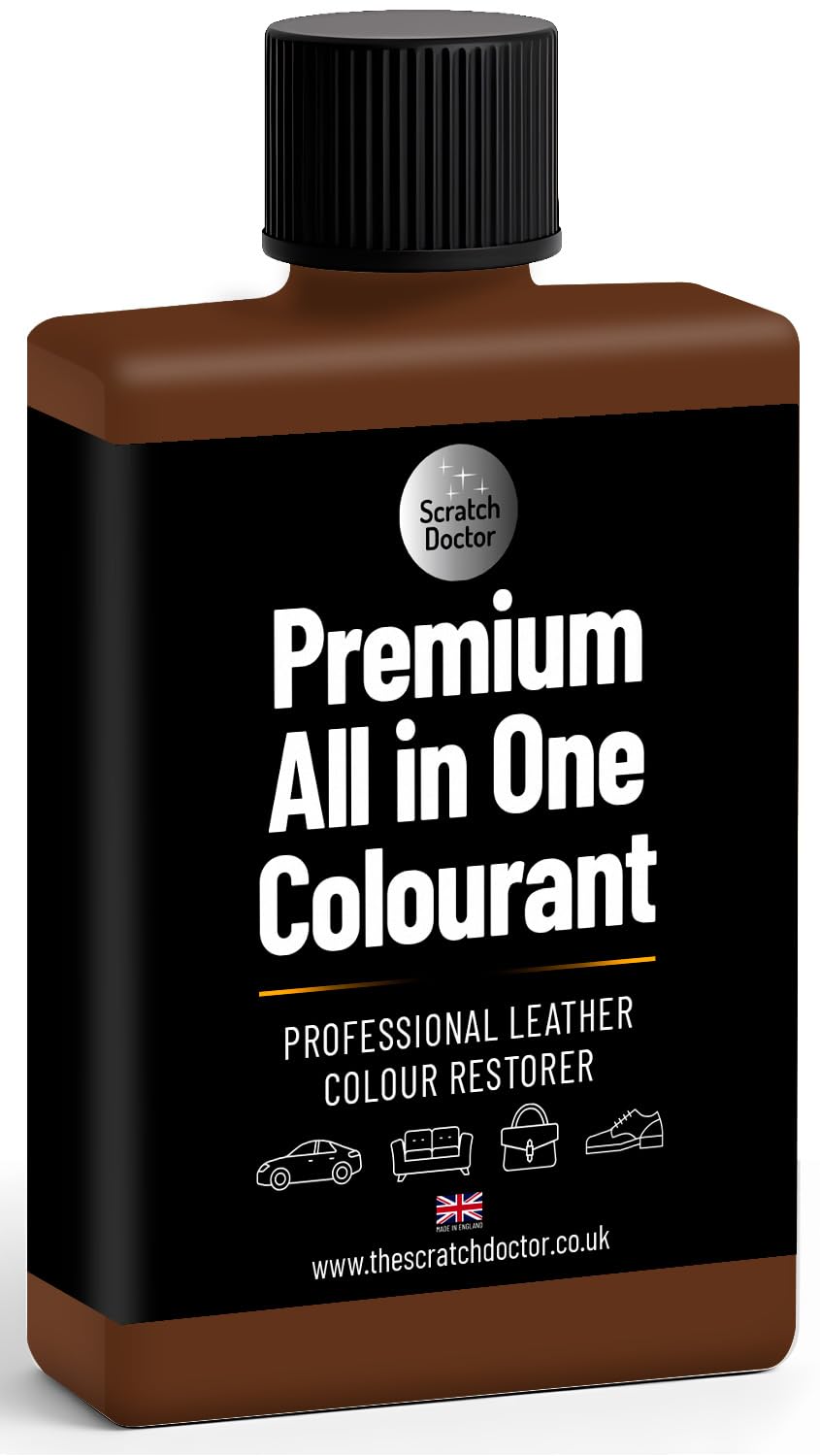 Scratch Doctor All in One Leather Colourant Self Seal Leather Dye Repair Paint for Furniture, Sofas, Car Seats (Cream, 250ml) — view 31