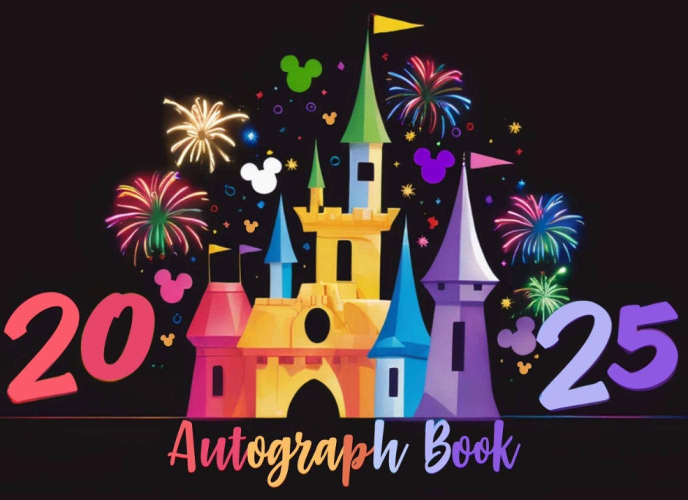 Autograph Book 2025: Keep Signature and photos of the characters from trip theme park Paperback – August 12, 2024