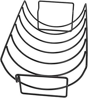 Tgoon Suporte para assar costelas, fácil de usar amplamente em toda a circulação de ar para costelas de carne bovina para piquenique