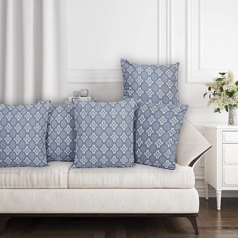 Texstylers Reversible Pure Cotton 20x20 Inches Jaipuri Cushion Cover, Pattern 04 (B09WRMSZ2R) Amazon Price History, Amazon Price Tracker