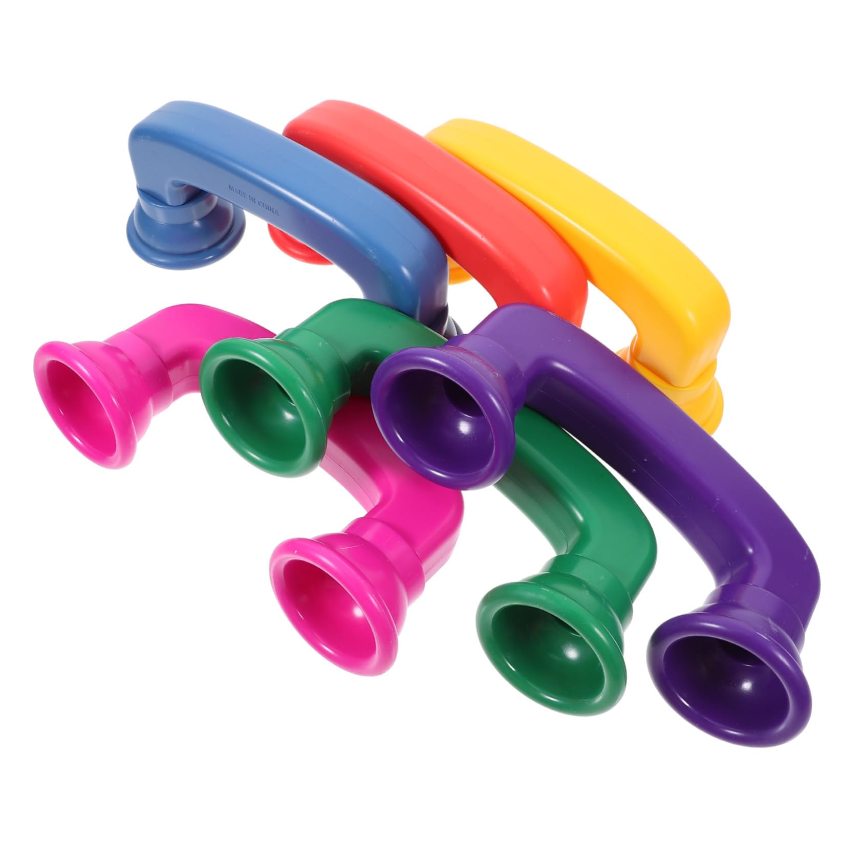 Teléfono Susurrante Colorido de Abs, 6 Piezas para Niños