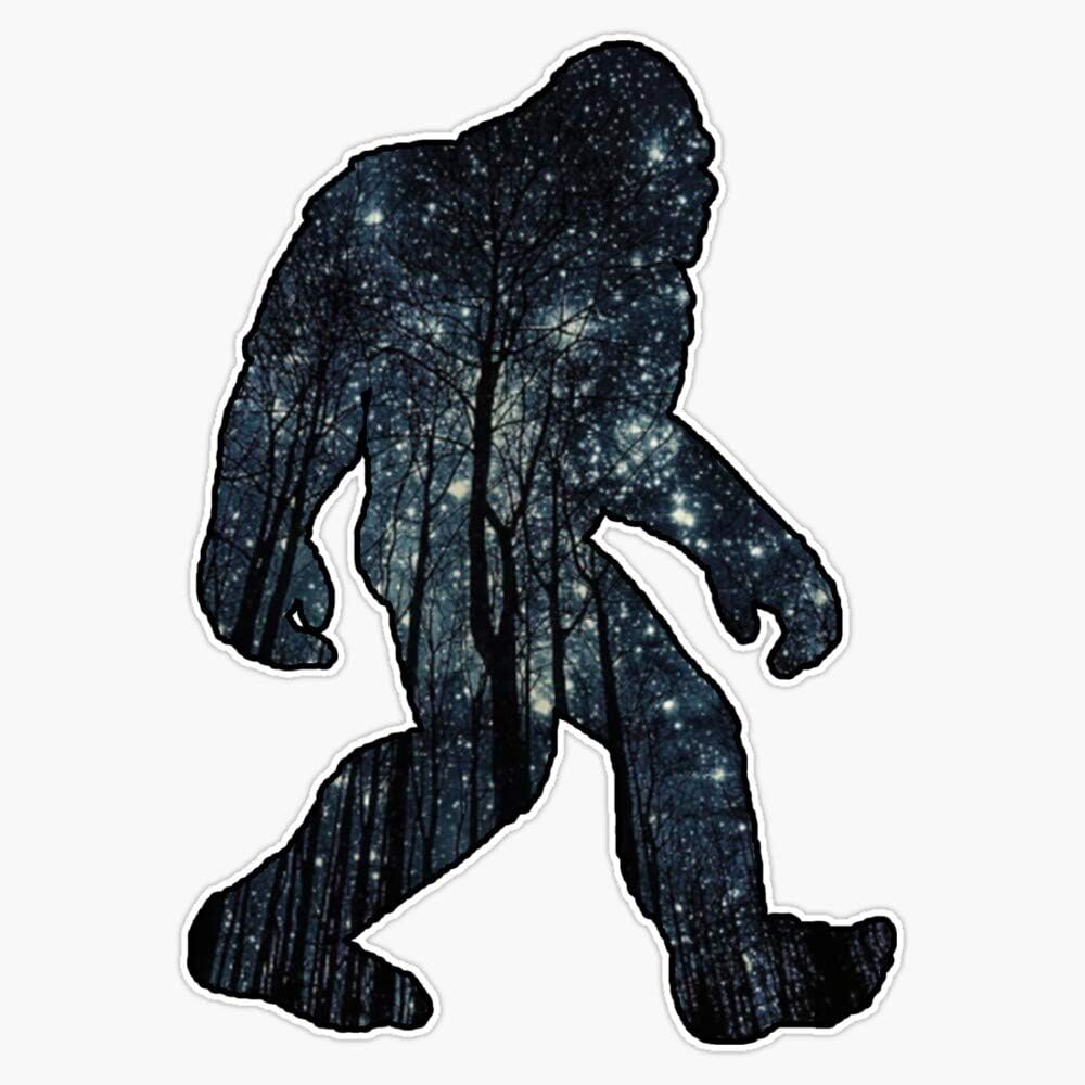 Generic Bigfoot - Stars Sticker Vinyl Decal Wall Laptop Window Car Bumper Sticker 5 Inch, PNP-CAMP-STICKERS-010