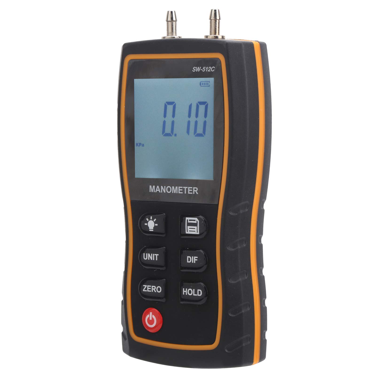 Manómetro Digital SW‑512C, ABS, Medidor De Presión De Aire HVAC, Herramienta De Prueba De Presión De Aire Diferencial