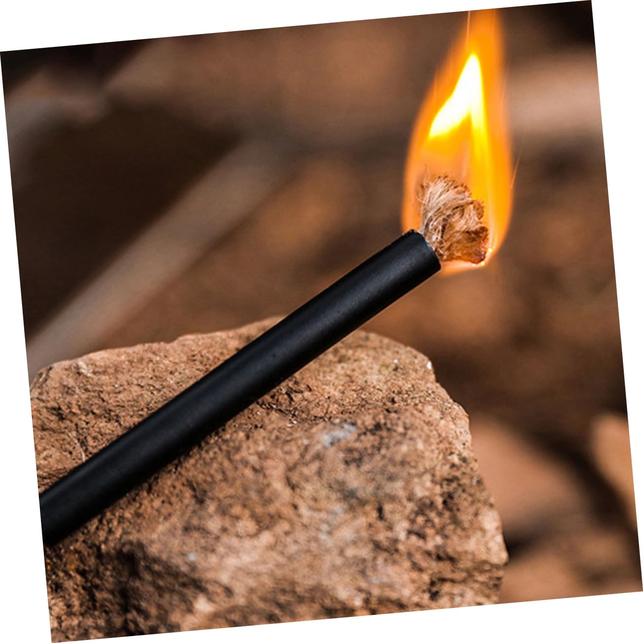 ifundom 30stücke Teiliges Camping Feuerstarter Mit Honigwachs-Seil Überlebensfähiger Zünddraht Für Outdoor-aktivitäten Windfest Und Anwendung