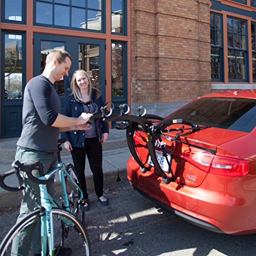 Saris Bones Car Trunk Bike Rack, 3 Bikes , Black