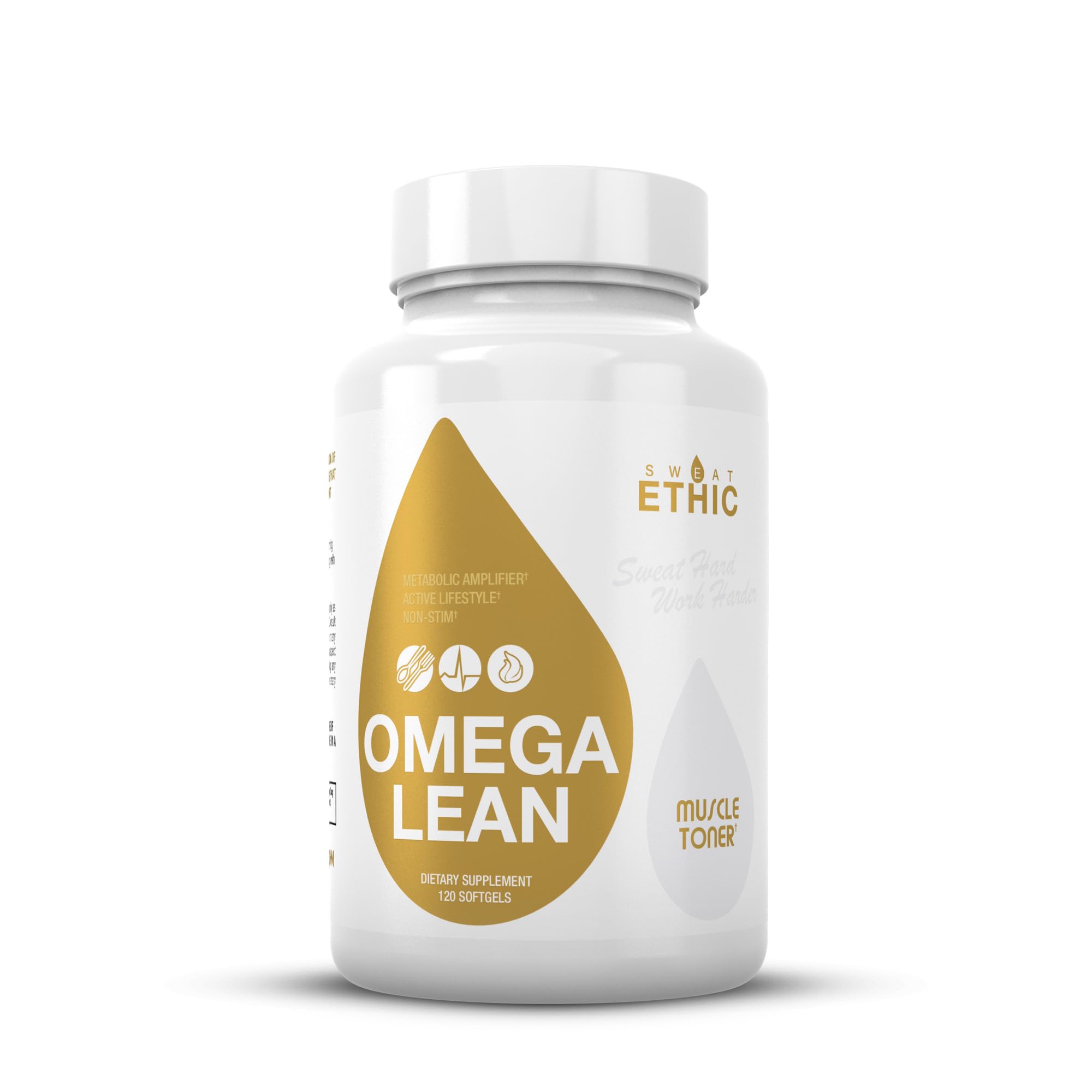 Amazon.com: Sweat Ethic Omega Lean Muscle Toner, Non Stimulant Formula with Omega  3, 6 & 9 Fatty Acids, Cla, L Carnitine & Vitamin E, Fish Oil Capsules,  Daily Supplements for Men &