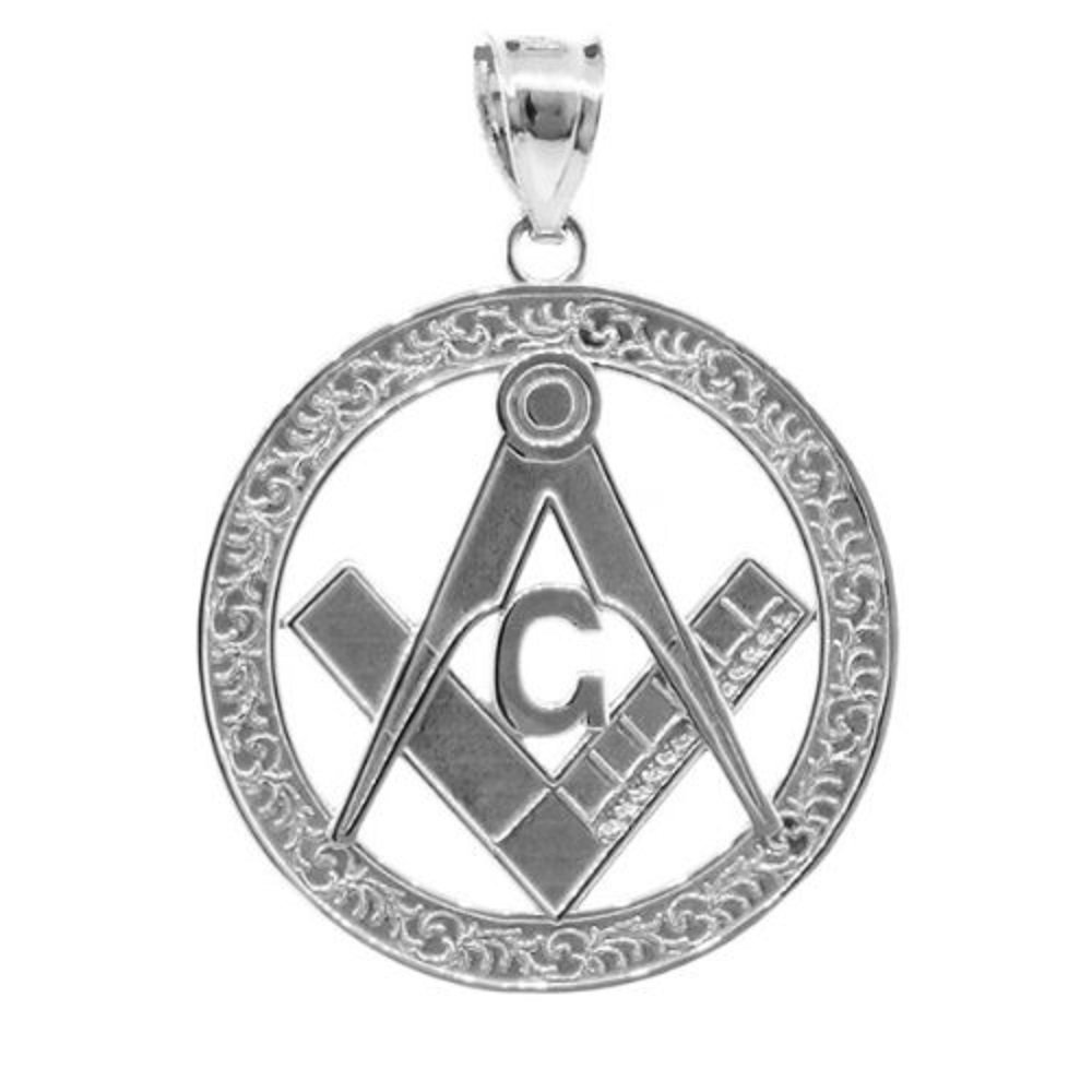Amazon | 925スターリングシルバーフリーメイソンMedallionスタイル