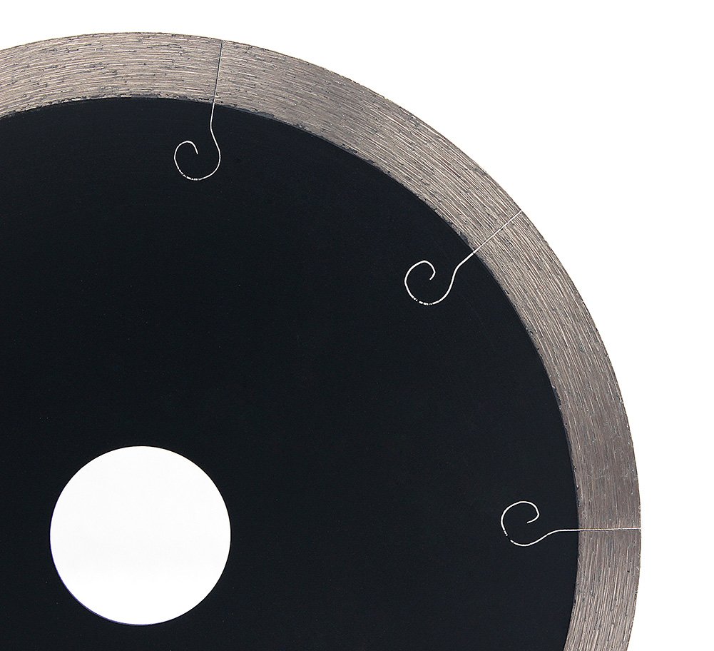5 inch Super Thin Diamond Saw Blade Continuous Wide Turbo Teeth,3-Pcs Diamond Cutting Blade for Granite Marble Concrete Stone Brick (3Pcs)