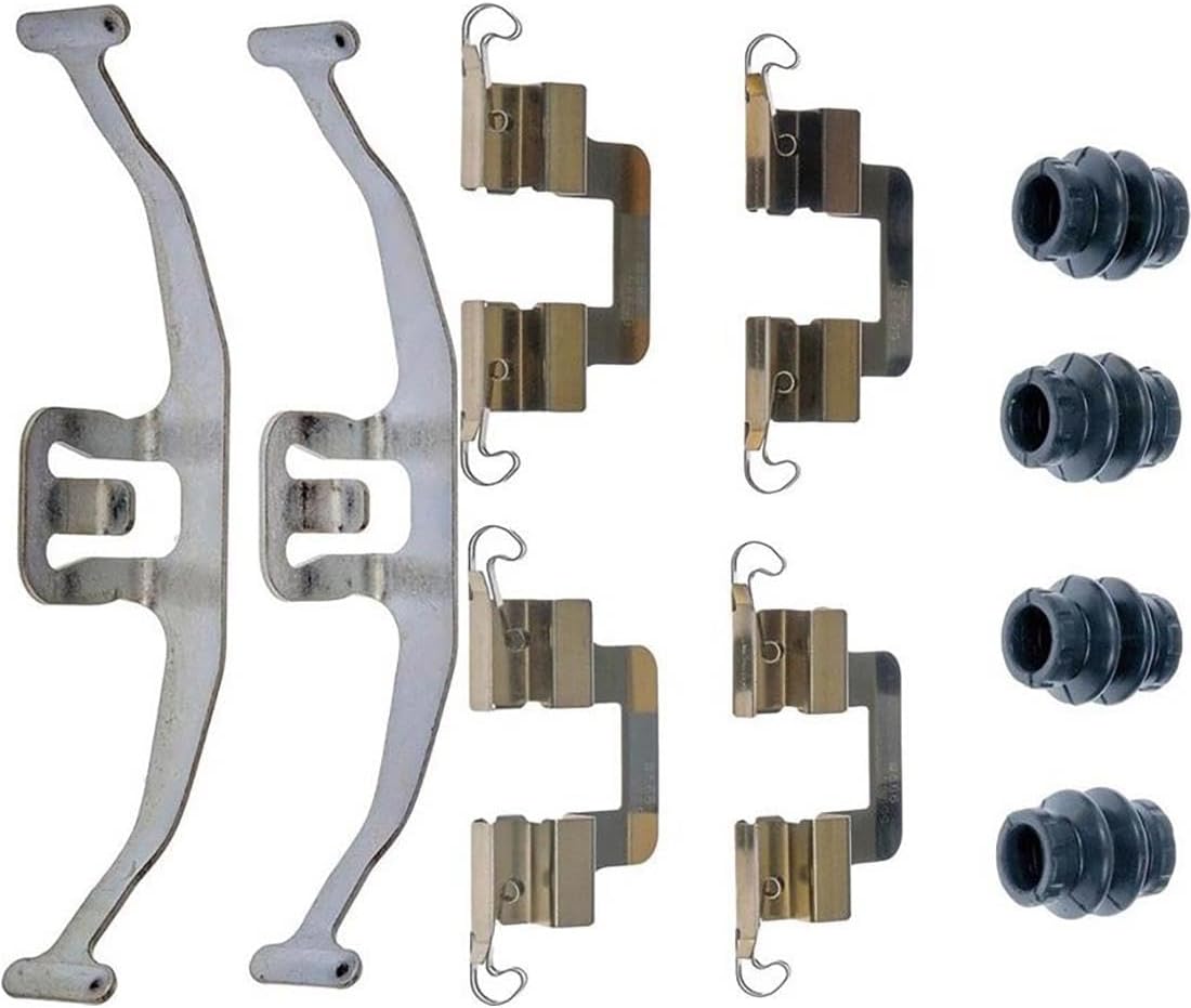 Hardware Kit, 2PCs Front Rear Disc Brake Hardware Kit Automotive Replacement fits Audi A4 allroad 2013 2014 2015 2.0L l4, fits Audi A4 Quattro 2009 2010 2011 2012 2013 2.0L l4