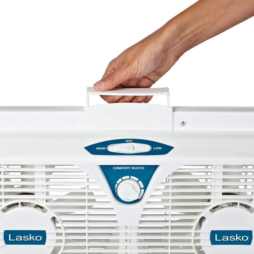 Lasko Twin Electric Reverse Window Fan, EA