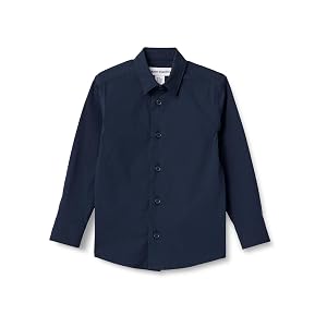 Amazon Essentials Boys and Toddlers Long Sleeve Dress Shirt