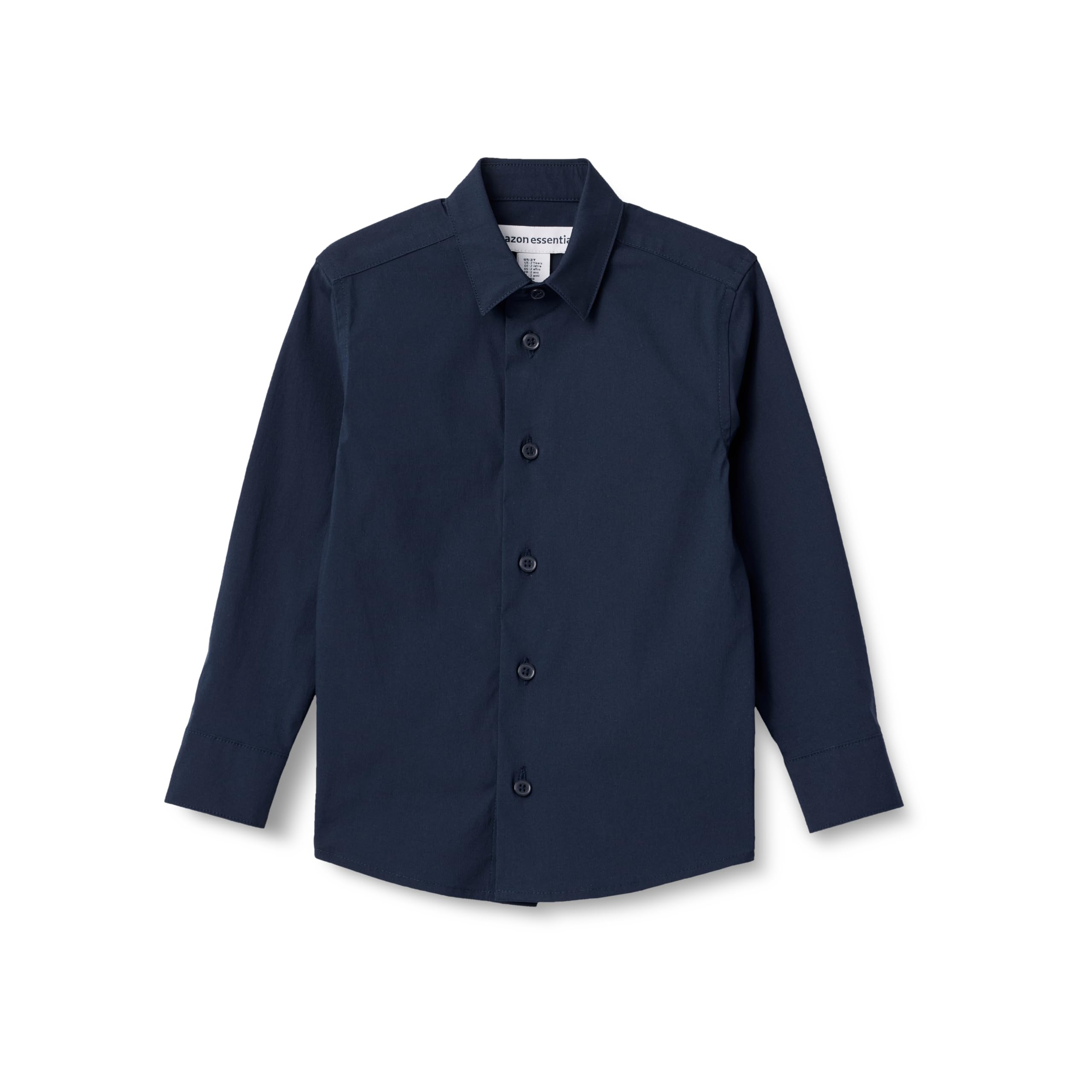 Amazon Essentials Boys and Toddlers Long Sleeve Dress Shirt