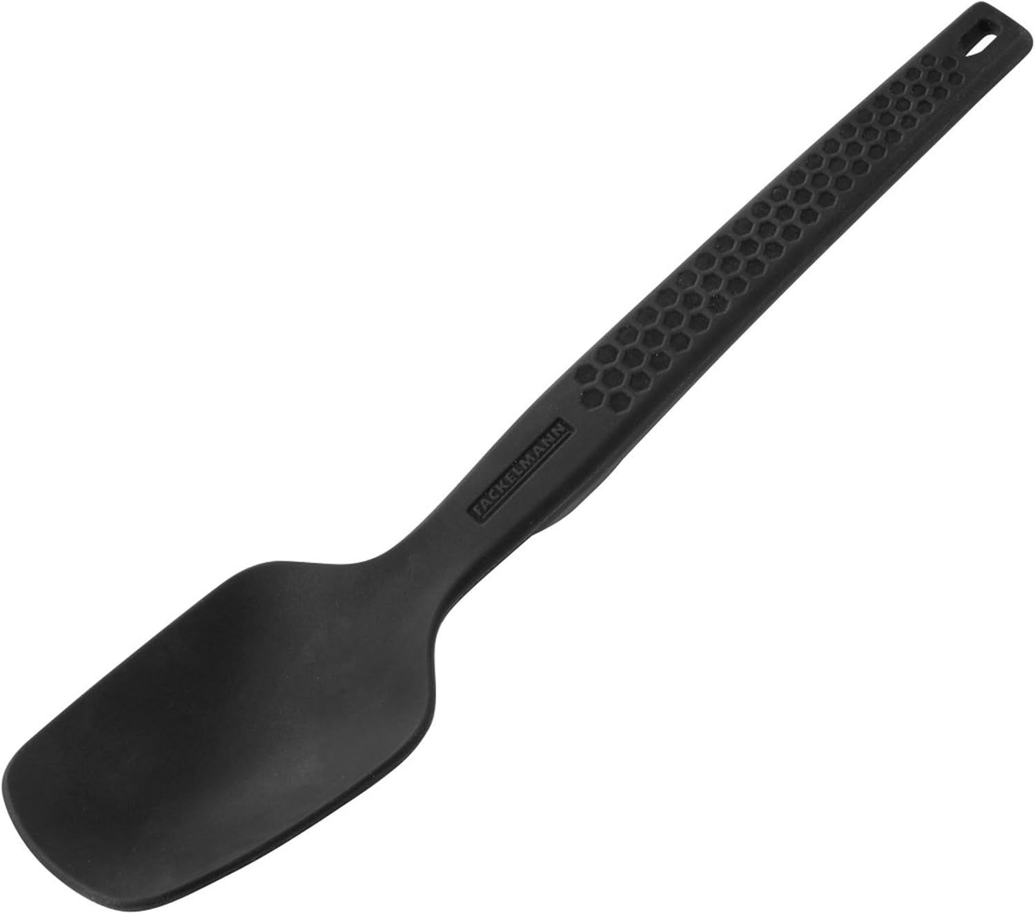 Fackelmann Statement Lift-Up Serving Spoon - Cooking Spoon with Ergonomic Handle - Suitable for Coated Pots and Pans - Approx. 30 x 6.5 x 3.5 cm