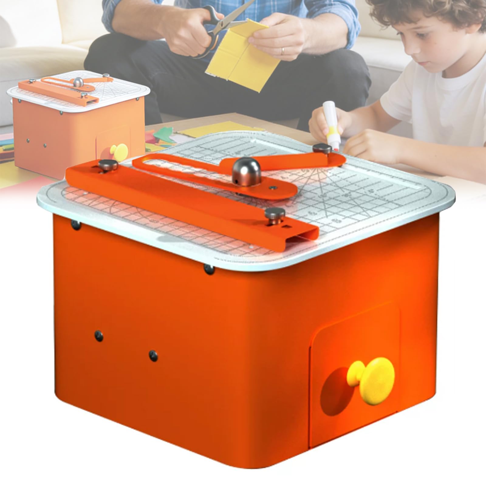YSFW 45W Electric Cardboard Cutter, Safe Cardboard Saw Tool, Cutting Thickness: 0-4mm, Precise Assistance, Bladeless Safety Design, Inspires Creativity, for DIY Cardboard Projects and Crafts